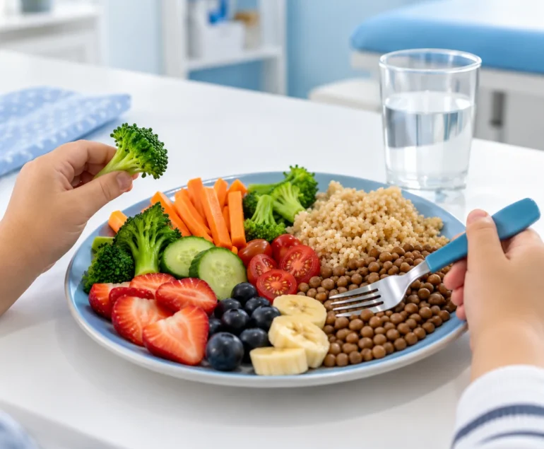 Alimentación infantil equilibrada — imagen demo