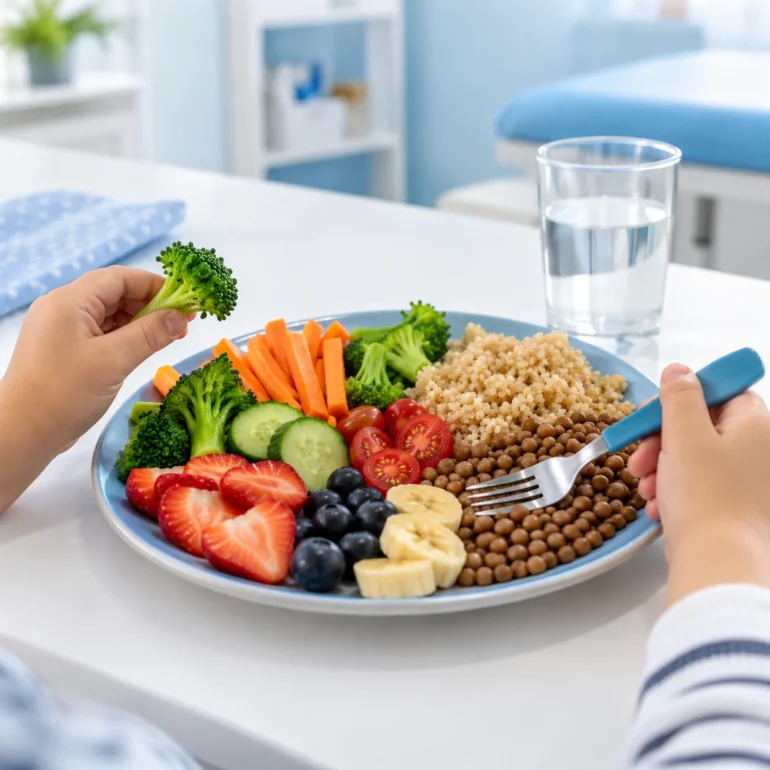 Alimentación infantil equilibrada — imagen demo